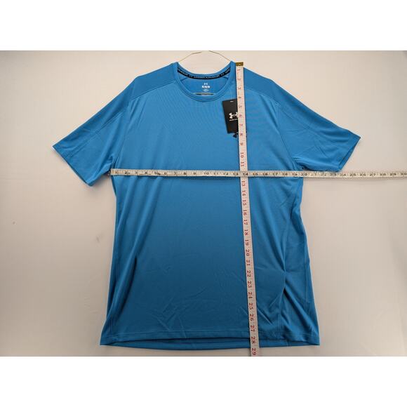 NWT Under Armour UA Tech Breeze Men's Short Sleeve in Blue size Medium - Picture 5 of 5
